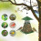 Outdoor folding multi-layer bird feeder wrought iron 4
