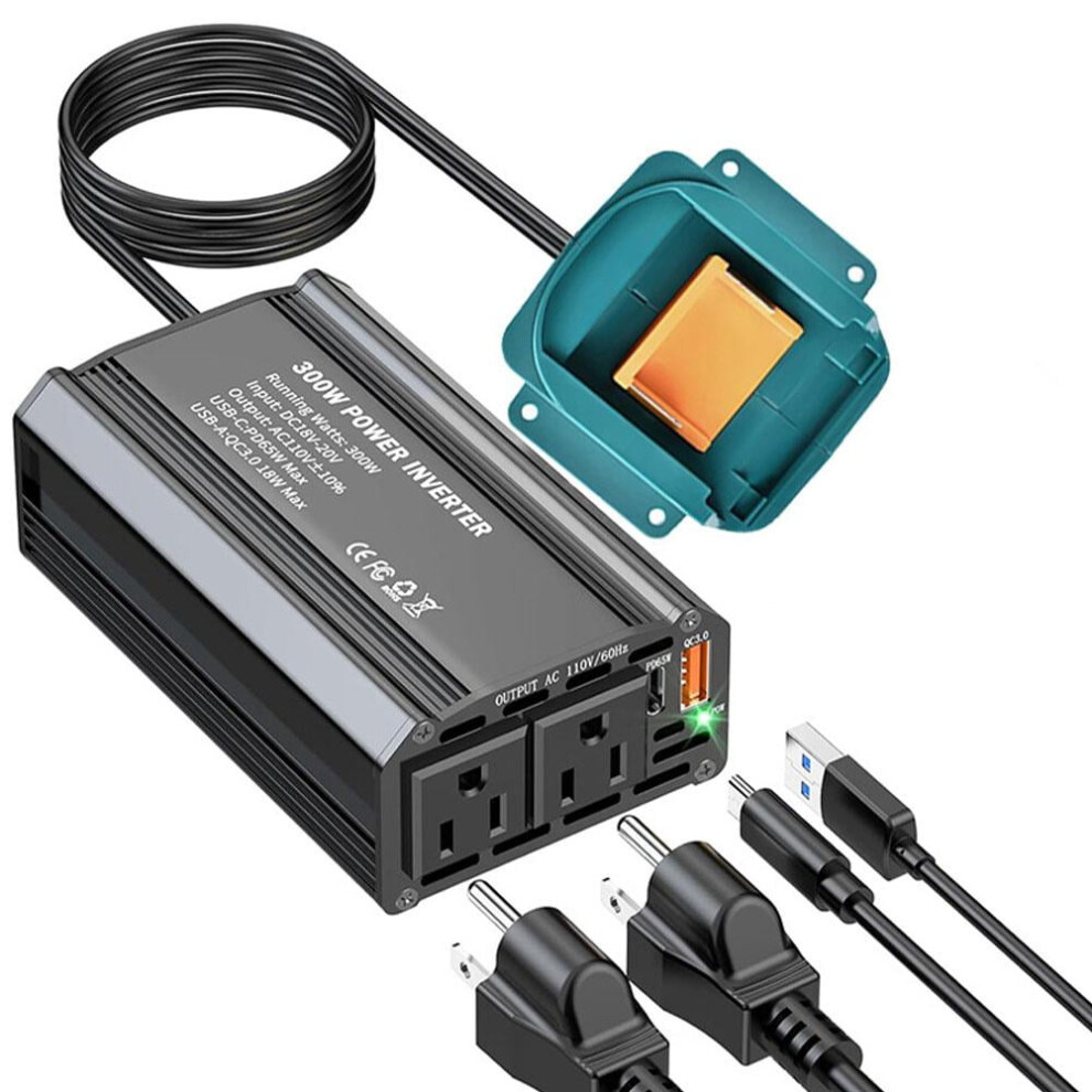 Car Power Inverter 18V 300W Outdoor Inverter Generator 9009879504740