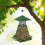 Outdoor folding multi-layer bird feeder wrought iron 7