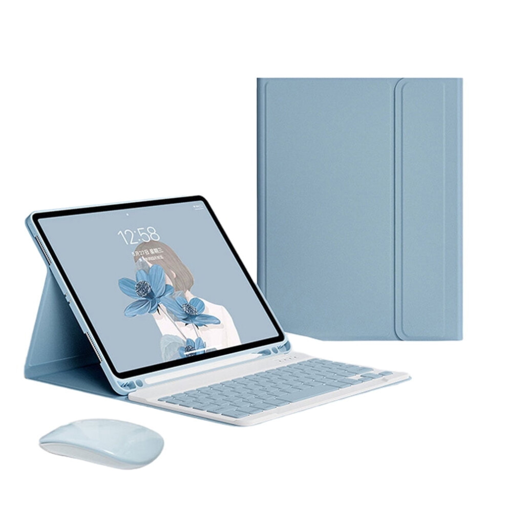 Keyboard Case For Ipad 9.7", Air 2, 5Th/6Th Gen (2017/2018) Â Detachable Mouse, Smart Folio, Pencil Holder, Dark Green 9009879506201