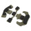 Wendy OD Green 2-Layer Memory Foam Helmet Cushion Head Pad Set 3