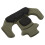 Wendy OD Green 2-Layer Memory Foam Helmet Cushion Head Pad Set 4