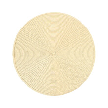 11" Washable Heat-Resistant Round PP Woven Placemats for Dining Table & Kitchen Decoration