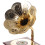 Vintage phonograph-shaped music box desktop retro gramophone 7