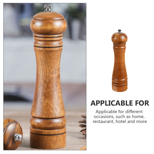 1Pc Refillable Stainless Steel Pepper Grinder for 2
