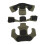 Wendy OD Green 2-Layer Memory Foam Helmet Cushion Head Pad Set 12