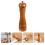 1Pc Refillable Stainless Steel Pepper Grinder for 4