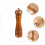 1Pc Refillable Stainless Steel Pepper Grinder for 6