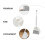 Small Broom with Stand up Dustpan Mini Set Fine Workmanship Child 8