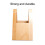 Rubberwood Coffee Filter Holder Waterproof Arch Design 6