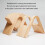 Rubberwood Coffee Filter Holder Waterproof Arch Design 8