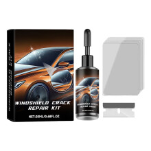 2026 New Windshield Crack Repair Kit with Advanced Glass Repair Liquid Glue for All Crack Types and Chips on Auto Car Windows Long-Lasting Solution