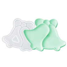 Moule en silicone pour plateau de Noël, idéal pour les loisirs créatifs et la décoration intérieure.