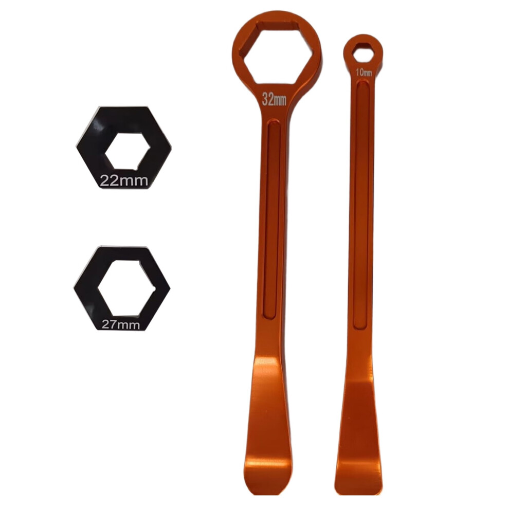 Motorcycle Tire Change Set 13/22/27/32Mm Aluminum Tire Lever Wrench Tool Set Motorbike Tyre Removal Installation Tool 9152228775107