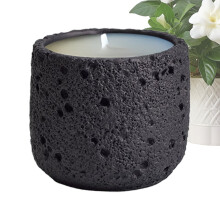 Tea Light Holder Cement Candle Empty Cup Flameless Aesthetic Cup Heat-Resistant Container for Outdoor Home Room Living Wedding Party lovely