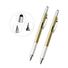 maho Uniball Pen 6 In 1 Multifunctional Screwdriver Tool Caliper Level Scale Ball Point Pen 10ml on Clearance