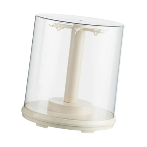360 Rotating Display Case for Plush Dolls & Keychains – Dust-Proof, Stackable, Compatible with Collectibles (No Dolls) 2