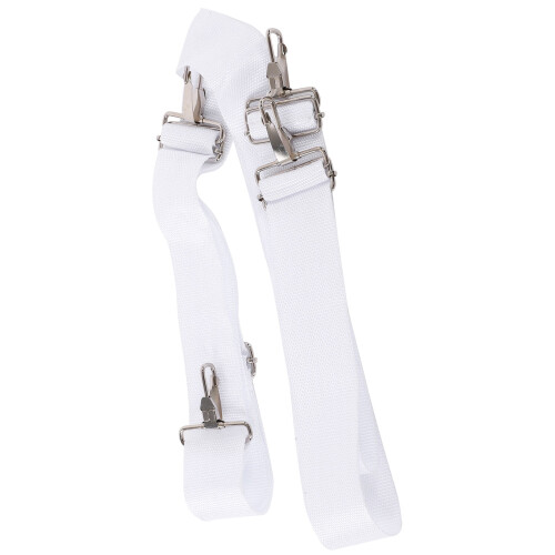 Mavis Laven Nylon Drums Sling Λευκό λουράκι ταμπούρου για αντικατάσταση για σκηνική εμφάνιση