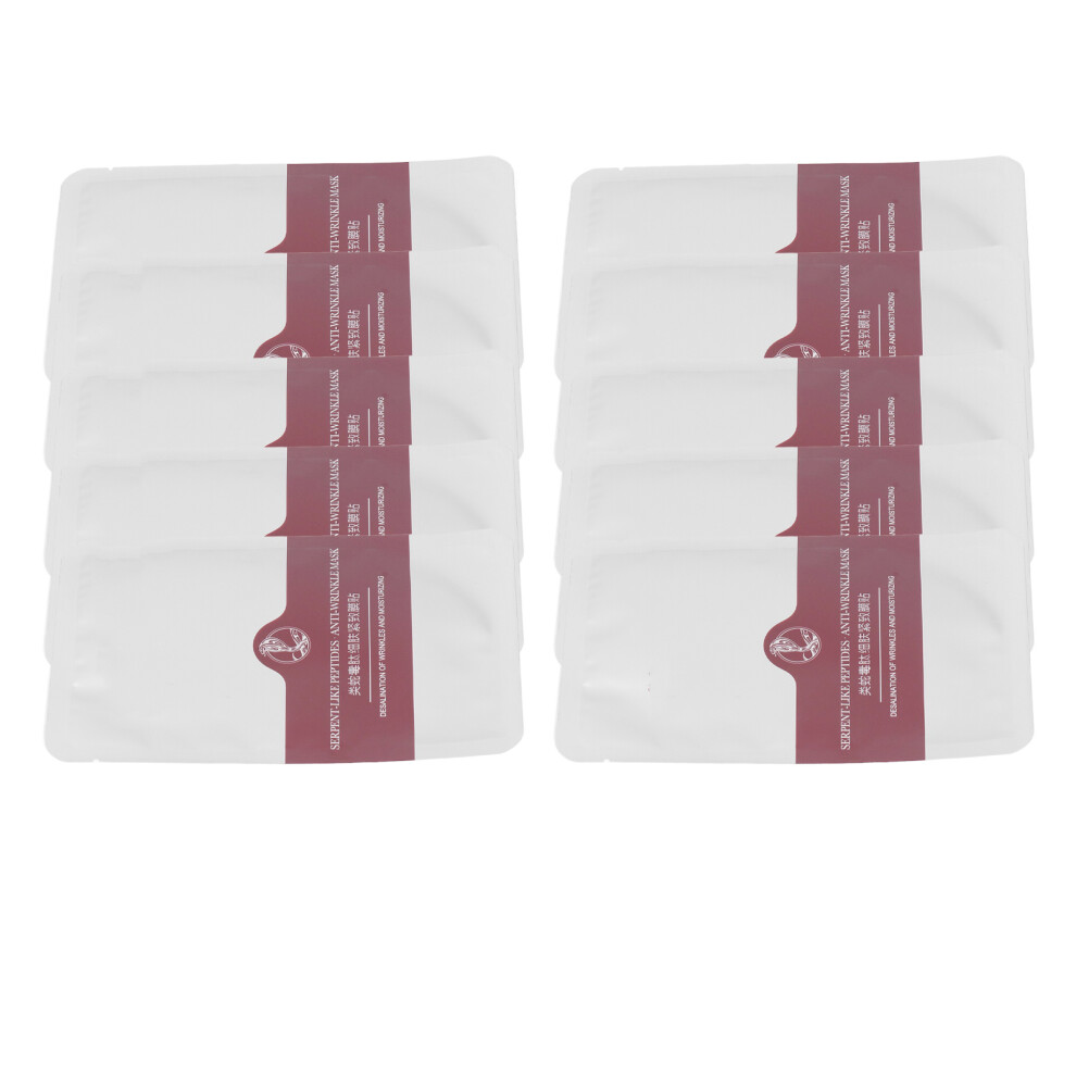 10 Pack Forehead Wrinkle Patches 6g Anti-Aging Sleeping Mask for Adults