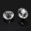 Glass Beads Rondelle 5mm Large Hole 10pcs Clear 1