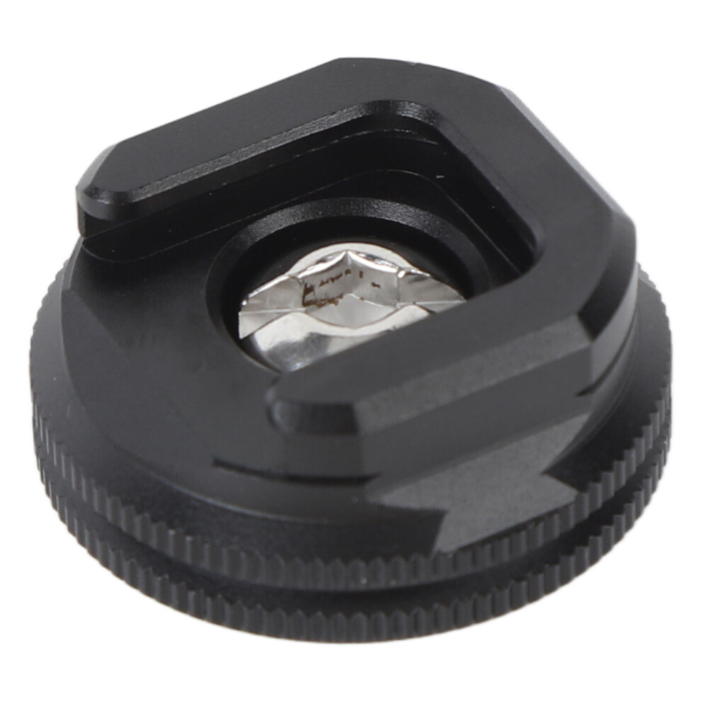Cold Shoe Mount Adapter 1/4In Aluminum Alloy For Camera Flash Speedlight 9401387623942