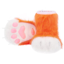 Cats Wolf Dog Foxes Fursuit Feet Paws Shoes Furry Boot Halloween Cosplay Costume Accessories Fuzzy Slippers Gift