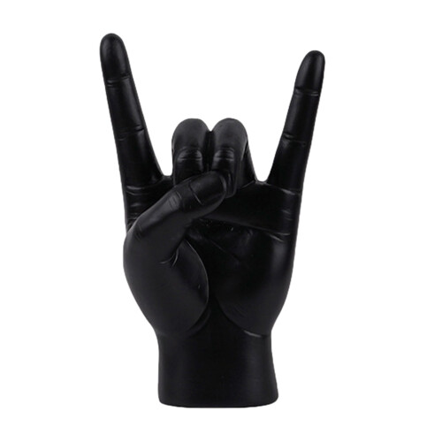 Håndstatue Rock & Roll Jeg elsker deg-gest 1 stk.