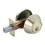 Iron Single Cylinder Round Deadbolt Lock – Classic Flat Head, Quick Install, Durable Iron, Extra Security 1