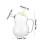 Borosilicate Glass Kettle Snowman Design 1.5L 5