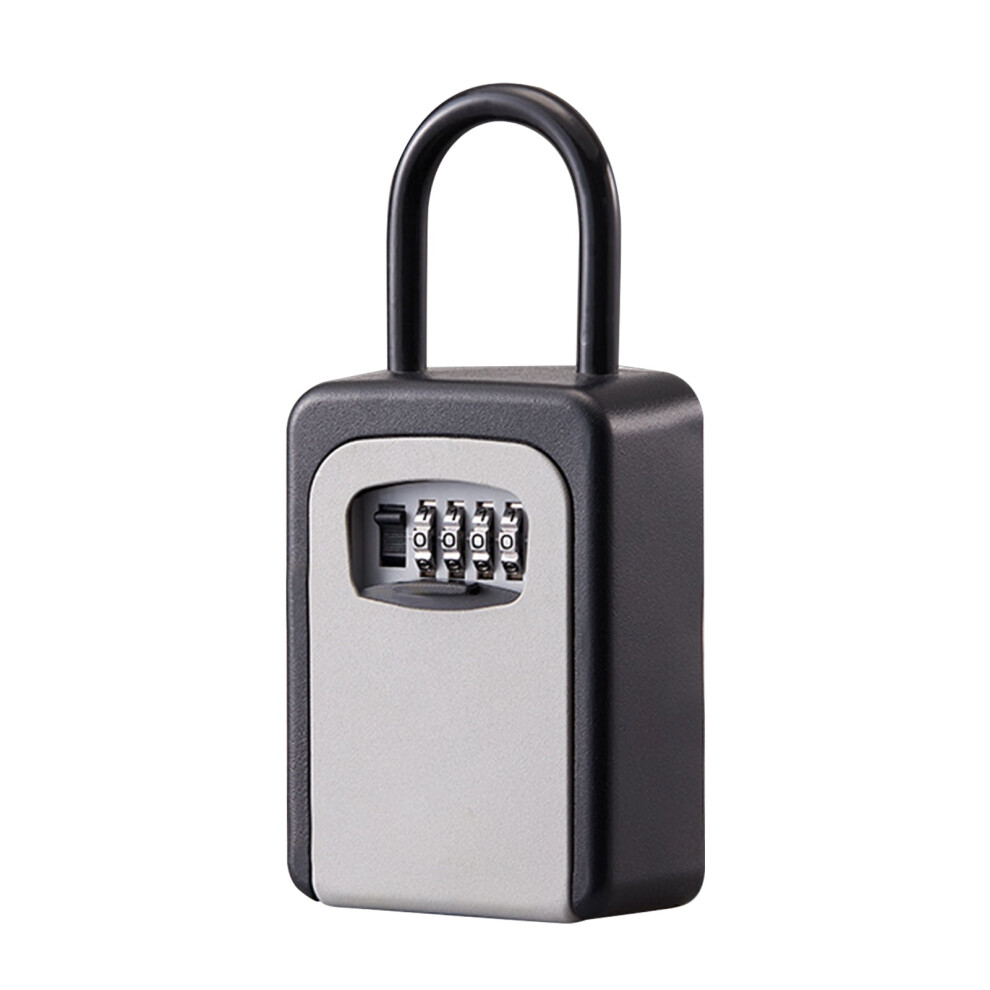 Portable Combination Lock Box For House Keys Â Resettable Code, Outdoor/Indoor Use, Compatible With Door Handles 9170372365050