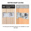 1Set Silver Rectangular Keyed Hasp Locks for Cabinets Boxes with Anti Security Locking 7