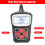 Scanner Diagnostico Portatile per Auto con Schermo LCD Multilingue (7 Lingue), Risposta Rapida, Compatto 15x8x5cm 12