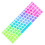 Protection clavier motif peau, étui de protection, mini LED réglable 4