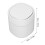 Mini Desktop Trash Can with Lid, White, for Small Spaces and Office Use 6
