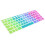 Protection clavier motif peau, étui de protection, mini LED réglable 6