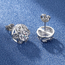Heart-Shaped Alloy Stud Earrings Set, 30 Pairs