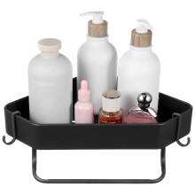 Aluminium Alloy Shower Corner Shelf 1 Set 12.2x9x1.8in
