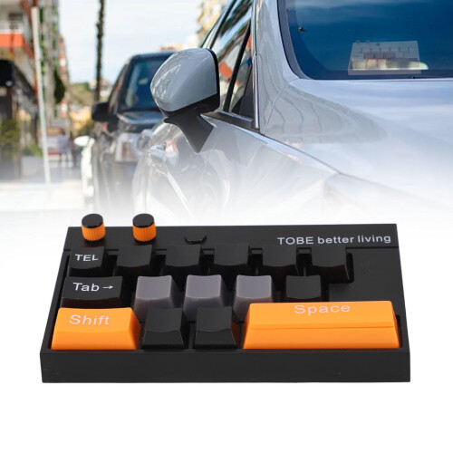 Mechanical Keyboard Ornament with Luminous Display and 2