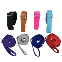 Durable Yoga Strap Cotton Exercise Straps for Yoga Stretching General Fitness (Lake Blue)