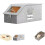Stackable Baseball Cap Storage Box, Clear Lid, Dual Access, Space-Saving & Breathable – Holds 12–24 Hats (1PC) 1