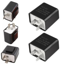 Speed Adjustable Flasher Relay For 2 Pin Motorcycle Indicators And Led Bulbs