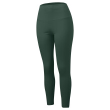 Fleece-Lined Thermal Leggings for Women, Tummy Control, Warm Slim Fit Winter Trousers – Army Green XXL