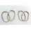 Duschvorhanghaken, 12 Stück/Set, breite Gleitringe, oval, robust 3