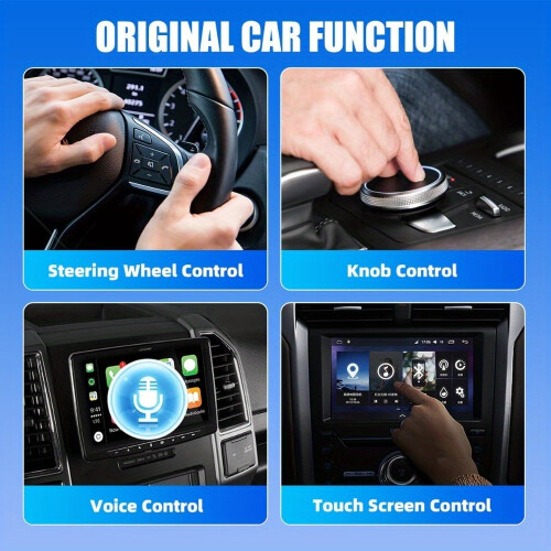 Adattatore wireless CarPlay e Android Auto, mini Smart Box, plug and play, connessione automatica, wireless2025 2