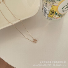 2024 New Hot-Selling H Letter Micro Pave Zircon Pendant Necklace - Elegant Gift for Girlfriend or Best Friend