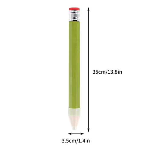 Μολύβια Giant Novelty, Ξύλινο Μεγάλο Μολύβι 14 ιντσών με Καπάκι, Διασκεδαστικό 2