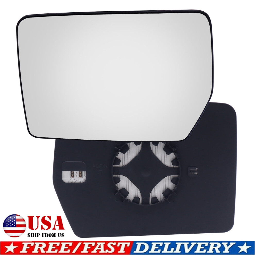 Xukey Driver Left Side Power Mirror Glass Heated For Ford F150 F-150 2004-2010 Pickup 9165521912025