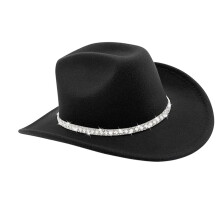 Rhinestones Western Hat For Men Women Unisex Use In Various Fashion Outfits And Activities
