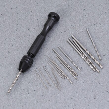 Grooved Grip Pin Vise Hand Drill for DIY Projects 1 Pack