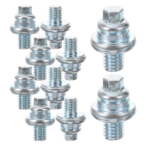 Connector Screw Group for Car with High Strength Galvanization Silver 10pcs